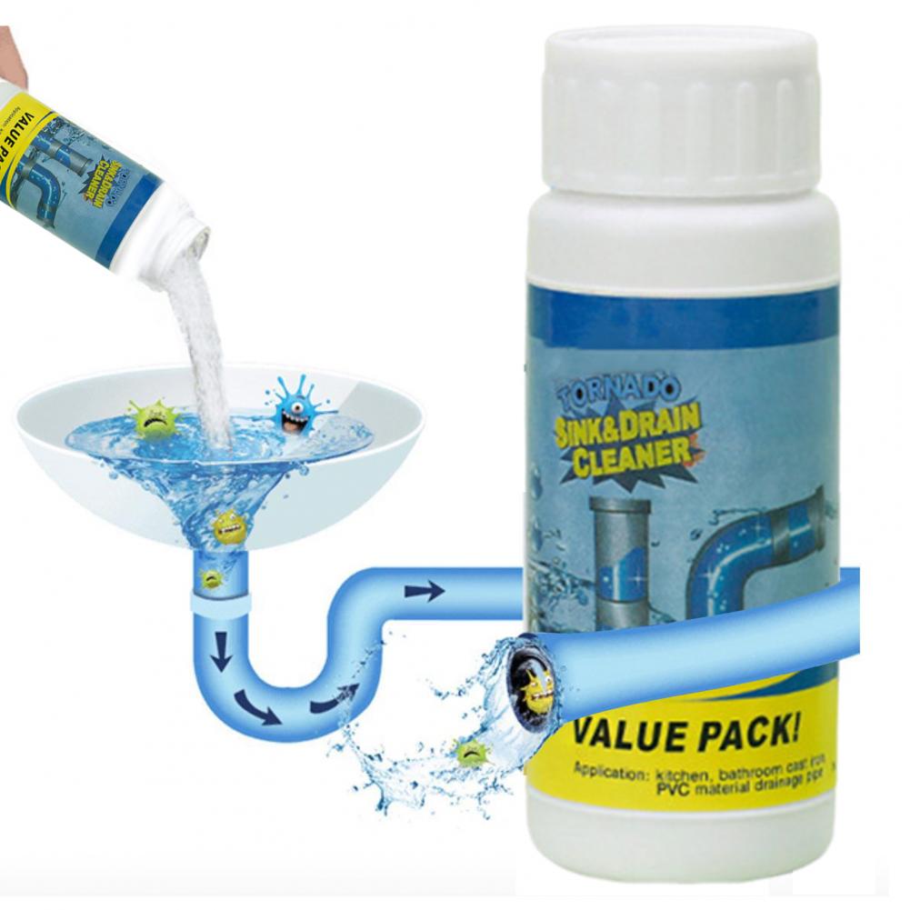 Pipe Freeze Spray - シンクと排水クリーナーパウダー、ワイルドパイプアンブロッカー、キッチン洗面台とトイレ、アンクロガー、3個