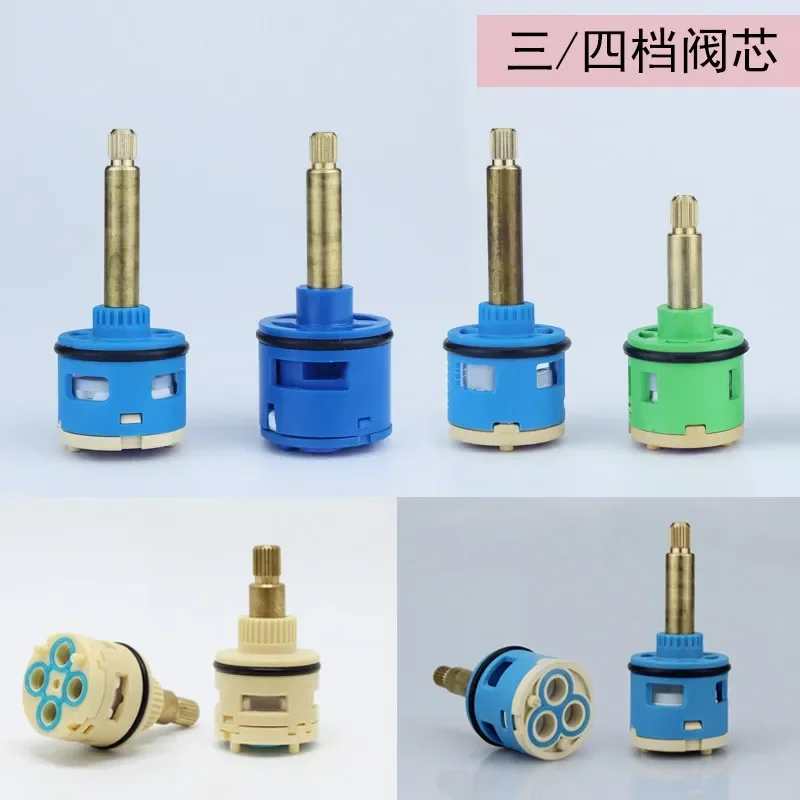 Shower Valve Cartridge - 蛇口用セラミックスプール,ウォーターミキサー,蛇口用スペア,バスルーム用アクセサリー,1個