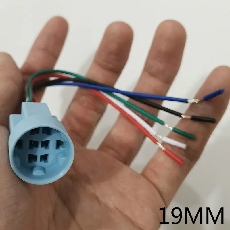 Push Fit Connector - 押しボタンスイッチ,フラットピン,19mm