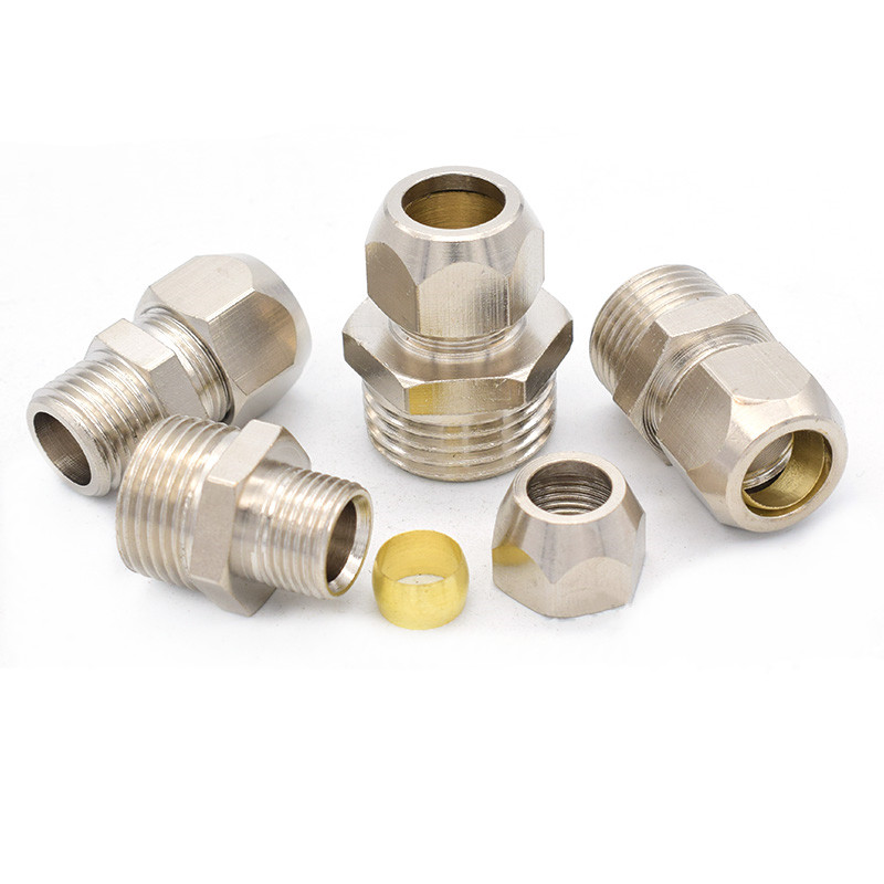 Compression Fitting Brass - 真ちゅう製フェルールチューブ,1/8 