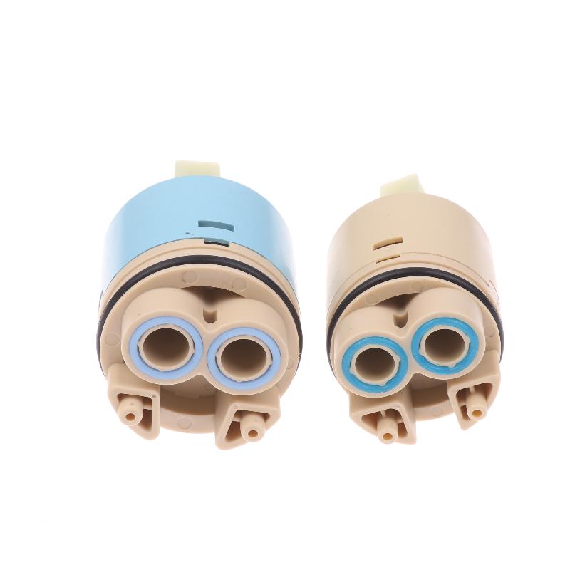 Basin Mixer Cartridge - 1 個プラスチックセラミックカートリッジセラミックディスクカートリッジミキサー蛇口サーモスタットカートリッジ蛇口ディスクバルブミキサー用 35/40 ミリメートル
