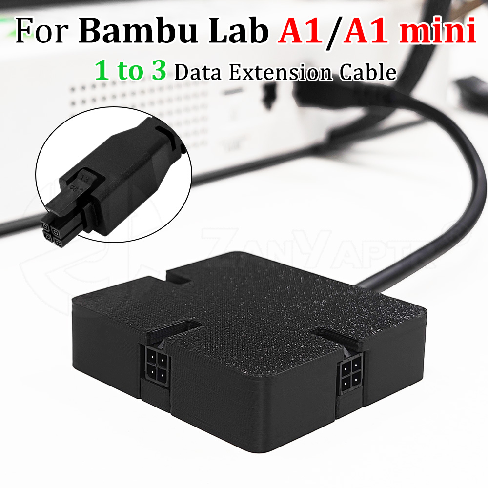 Ptfe Tape Thread - 4ピン3-to-1 AMSハブ拡張ポートコネクタ3チャンネルPTFEチューブスプリッターアダプター（Bambu Lab X1 P1シリーズ3Dプリンター部品用）