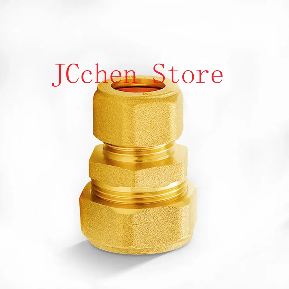 Compression Fitting Brass - 真鍮製6/8/10/12/14/15/16/18/22mmチューブパイプ継手ダブルフェルール圧縮コネクタユニオンストレートコネクタ水ガス燃料用