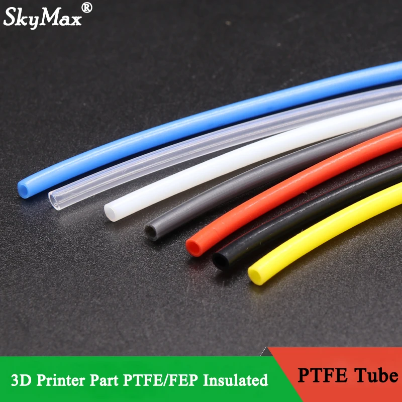 Ptfe Tape Thread - 3Dプリンター用プリントチューブ,1/5/10m,Jヘッド用チューブ,v5,v6,1.75/3mmフィラメント断熱,1mm,2mm,3mm,4mm,6mmチューブ