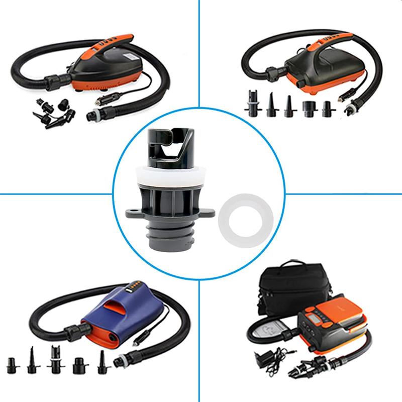 Float Ball Valve - 1/2 個エアバルブアダプタインフレータブルボートカヤック SUP ポンプコネクタ電動コンプレッサーノズルインフレータブルアクセサリー