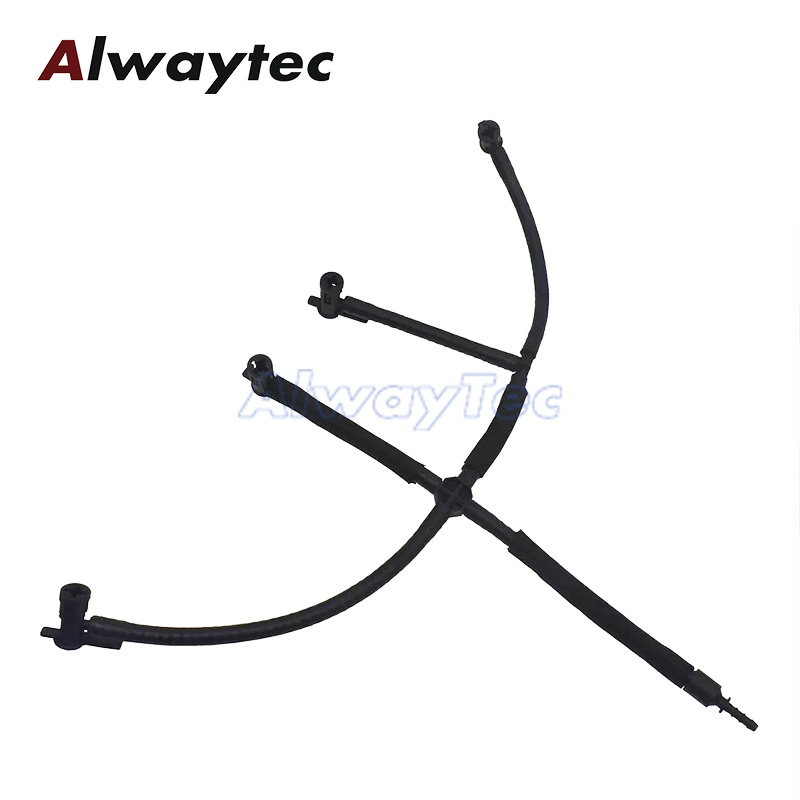 Overflow Pipe Clip - 自動車部品03l130235m燃料噴射装置、オーバーフローリターンホース、クリップ付きリークオフパイプ、vw互換