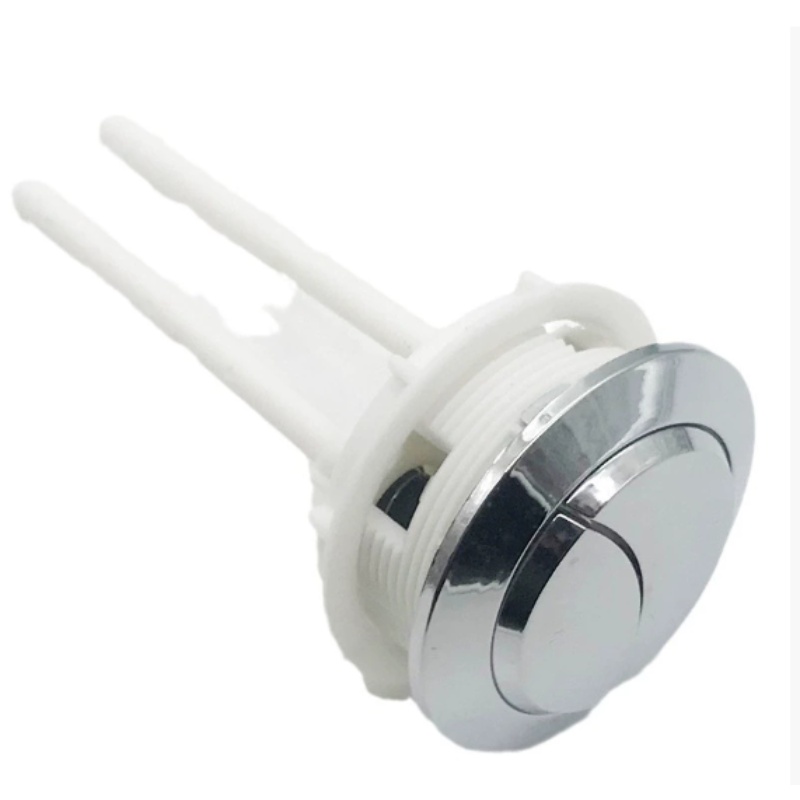 Toilet Fill Valve - 38mmトイレタンクバルブ、デュアルボタン式浴室アクセサリー、ユニバーサルデュアルフラッシュトイレタンクボタン、プッシュボタン式フラッシュボタン
