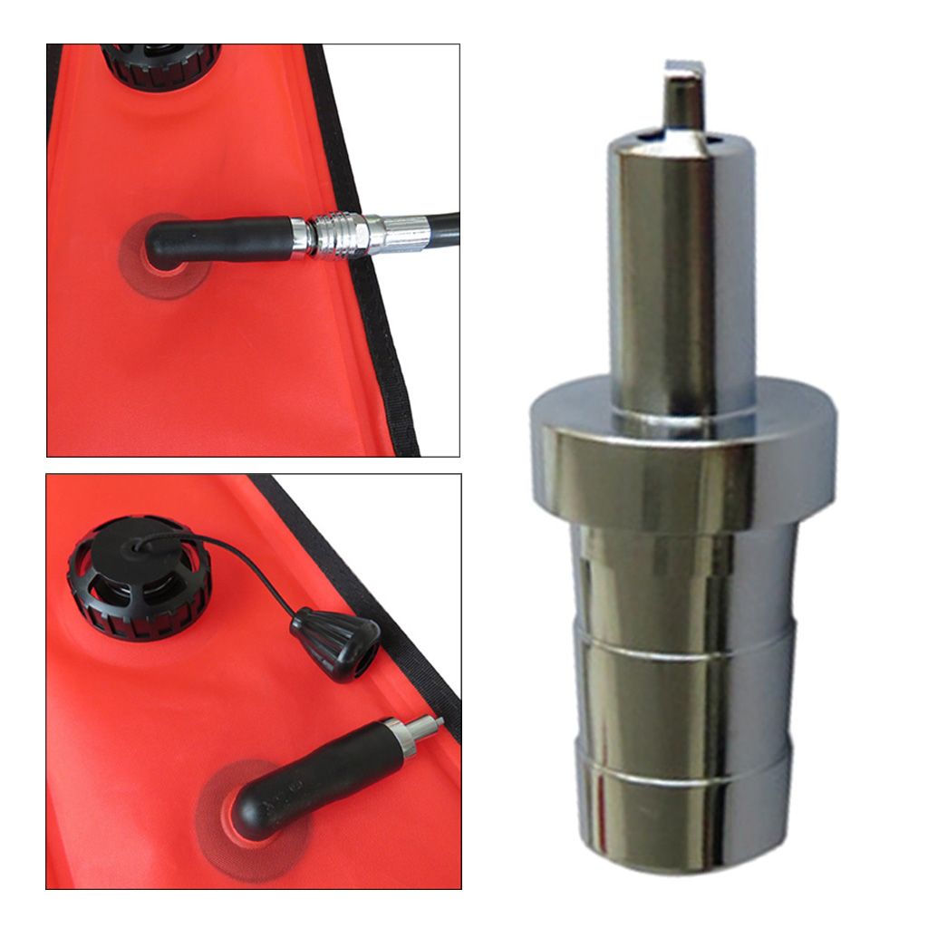 Float Ball Valve - スキューバダイビング表面マーカーブイsmbインフレータエアノズルホース交換用コネクタ一方向バルブアクセサリー44mm