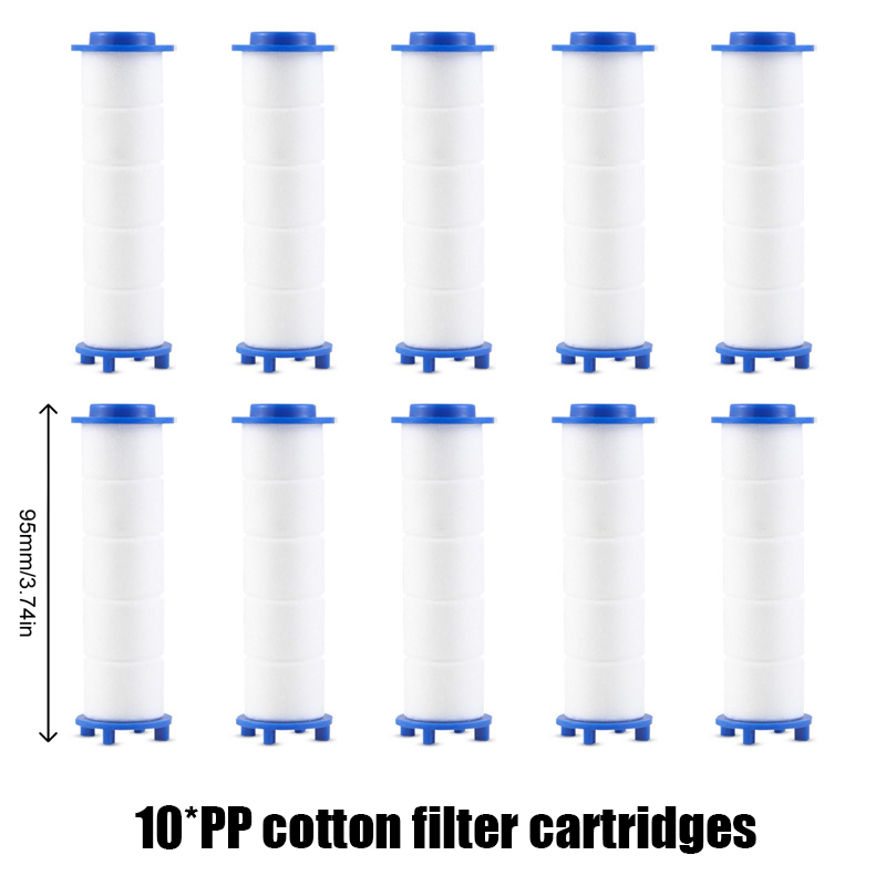 Shower Valve Cartridge - 5/10 個のシャワーフィルターは水圧を高め、標準シャワーヘッドの不純物を除去します浄水カートリッジ