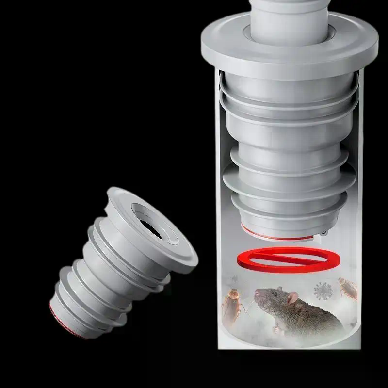 浴室下水道シールリング防臭漏れ防止キッチンシンク下水道管プラ - Drain Pipe Clip のレビューと価格