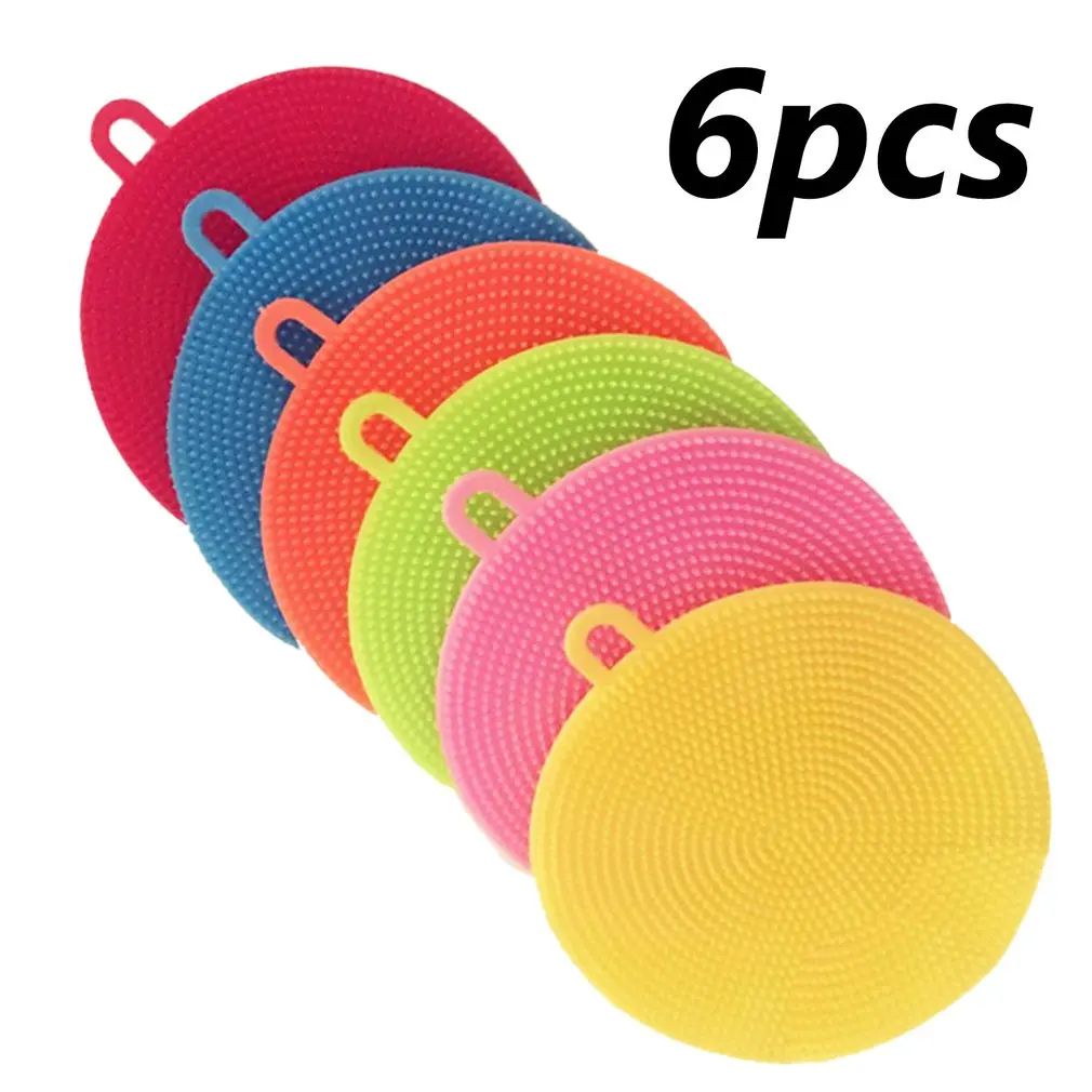 6 個のシリコーンクリーニングブラシソフトシリコーンたわし洗 - Silicone Tap Washer のレビューと価格