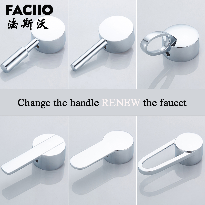 Faciio-クロームメッキバスルーム交換用蛇口ハンドル,ア - Basin Mixer Cartridge のレビューと価格