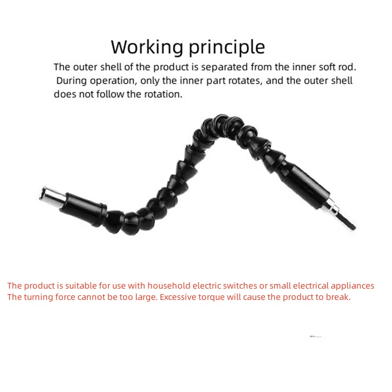 電気ドリルドライバービット多機能ユニバーサルスネークフレキシ - Drain Snake Flexible のレビューと価格