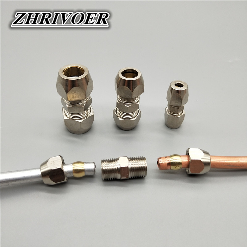 4 6 8 10 12 14 16mm圧縮フェルールチューブ - Compression Fitting Brass のレビューと価格