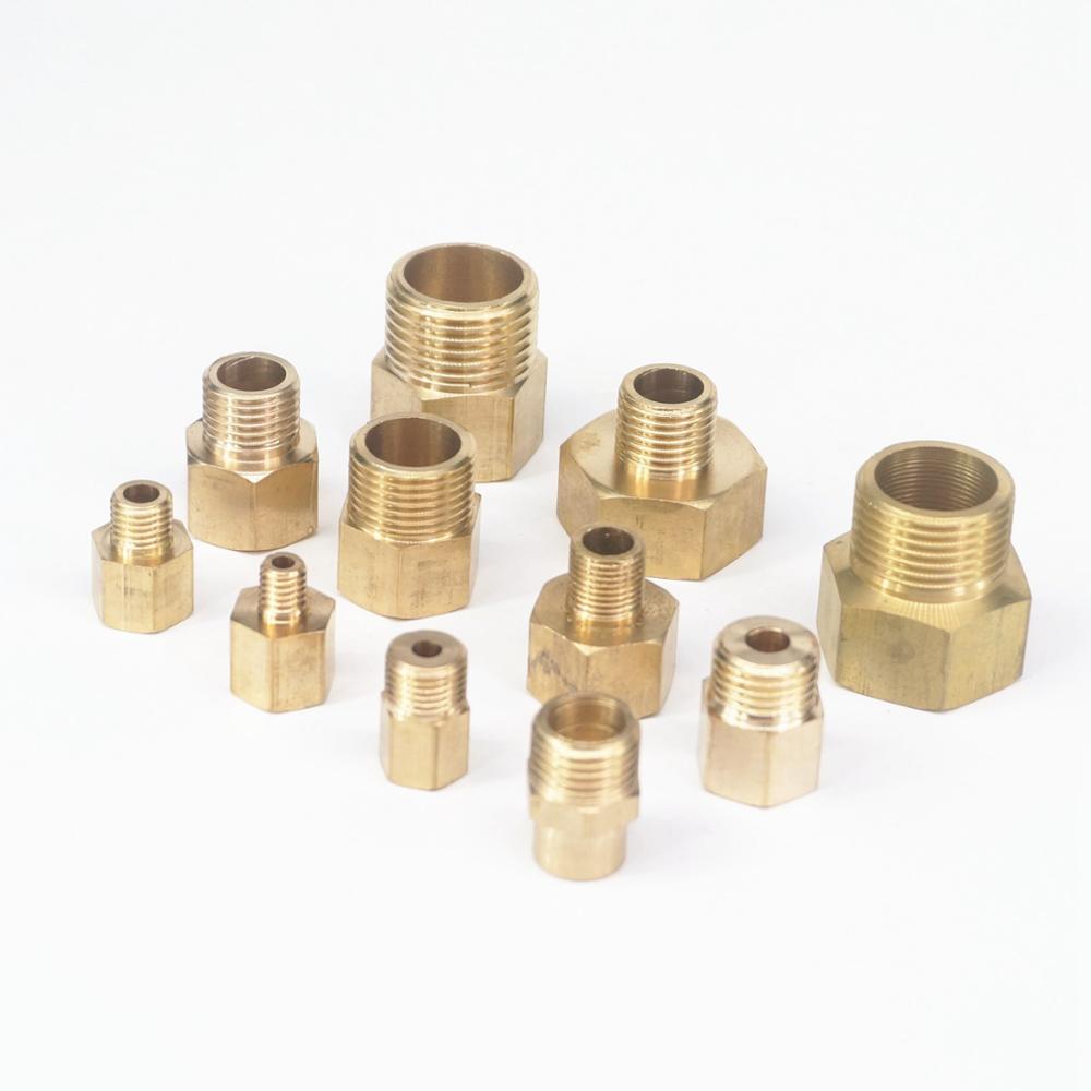 メスオス真ちゅう製リダクションブッシング六角パイプ継手、圧力 - Compression Fitting Brass のレビューと価格