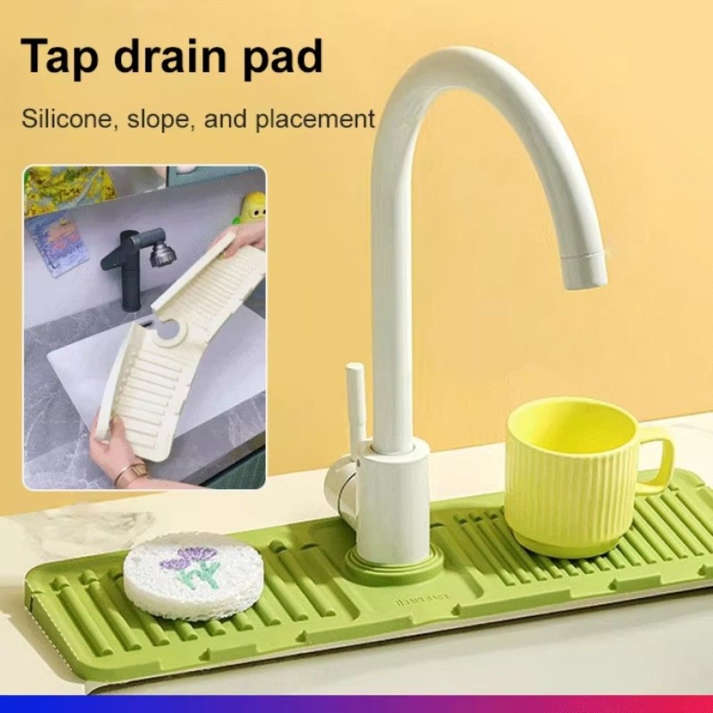 耐久性のある38*12cm蛇口排水マット、縁が高められたシリ - Silicone Tap Washer のレビューと価格