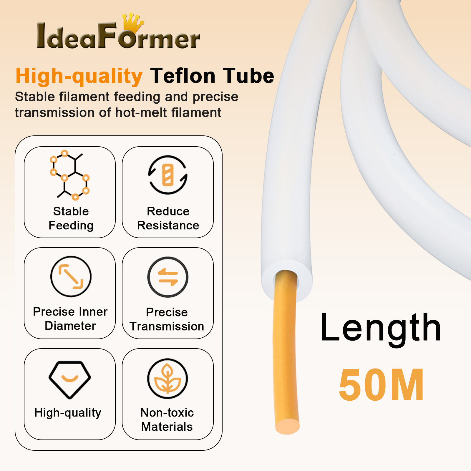2.5mm外径4mm Bambu Lab PTFEチューブ  - Ptfe Tape Thread のレビューと価格