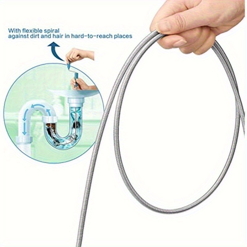 伸縮式ハンドル付きフレキシブルスチール製排水管クリーナースネ - Drain Snake Flexible のレビューと価格