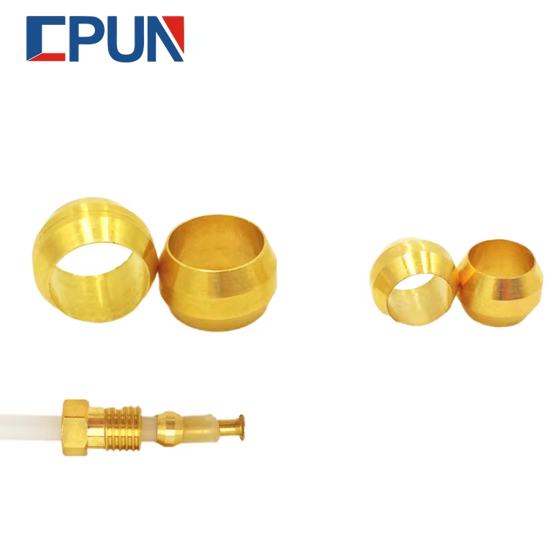 10pc 真鍮ダブルテーパーフェルール 4 6 8 ミリメー - Compression Fitting Brass のレビューと価格