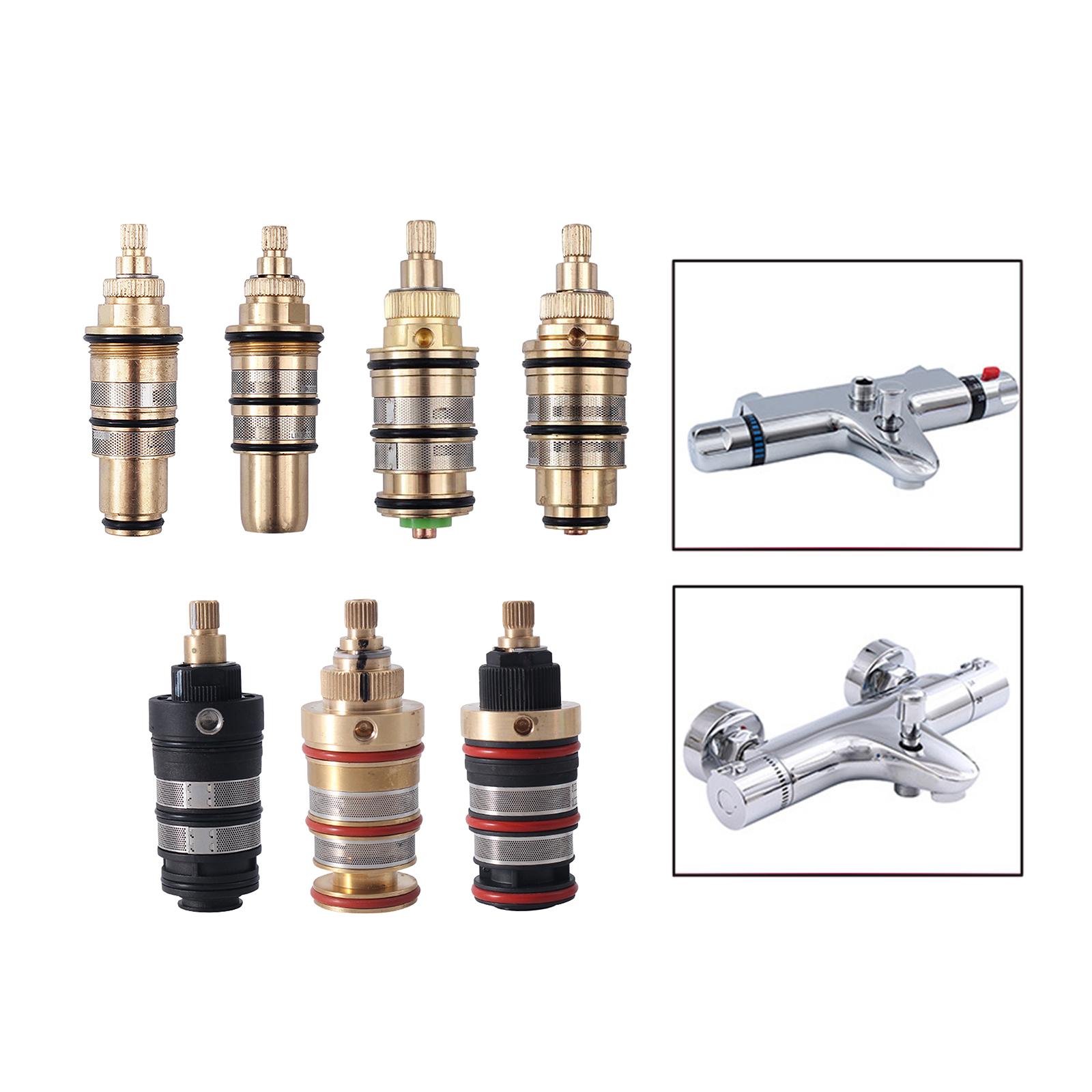 真ちゅう製バスルームシンク洗面器タップ、サーモスタットカート - Shower Valve Cartridge のレビューと価格