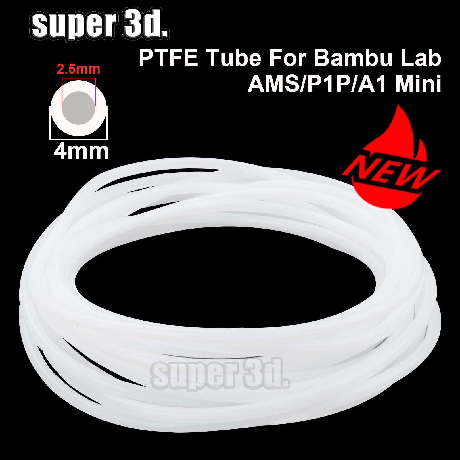 PTFE チューブ 3D プリンタ 2.5 ミリメートル 4 - Ptfe Tape Thread のレビューと価格