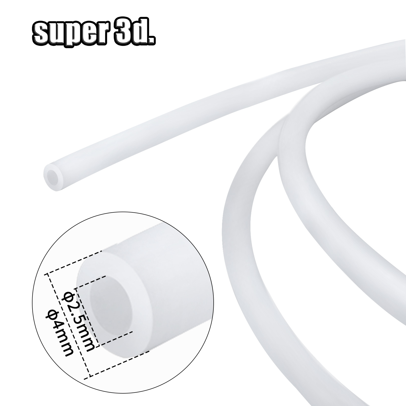 PTFE チューブ 3D プリンタ 2.5 ミリメートル 4 - Ptfe Tape Thread のレビューと価格