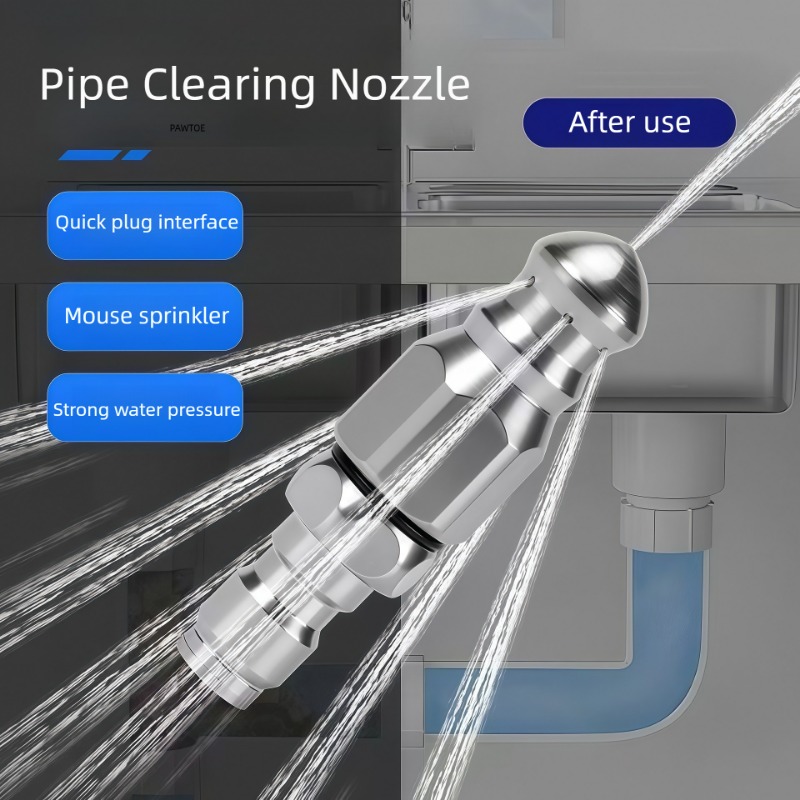ウォータージェット高圧スプレーノズル下水道清掃用1/4インチ - Drain Pipe Clip のレビューと価格