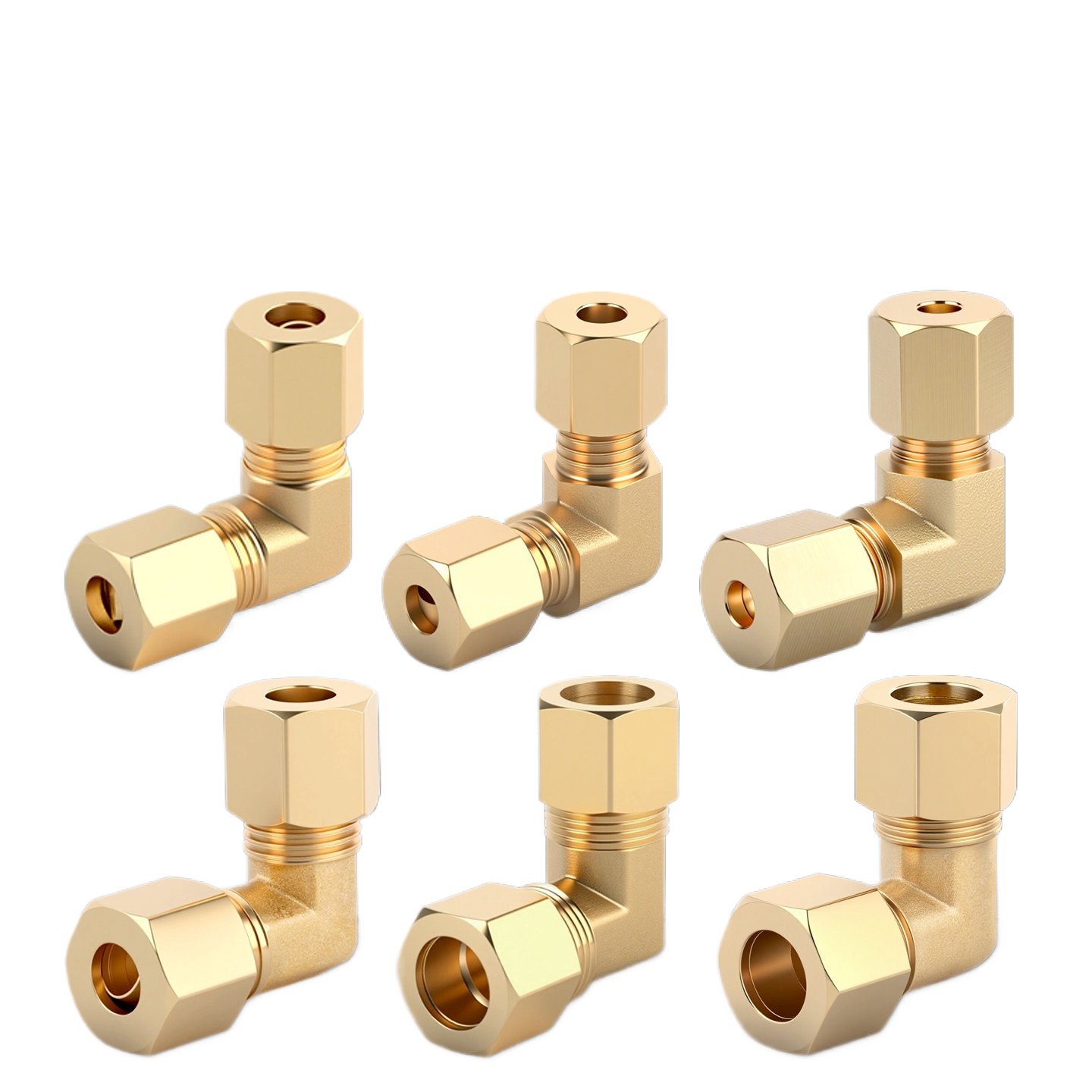 3 4 5mm 1/4インチ 3/8インチ 1/2インチ イ - Compression Fitting Brass のレビューと価格