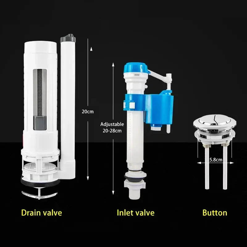 ユニバーサルトイレタンク充填バルブ調整可能な水タンク修理フィ - Toilet Fill Valve のレビューと価格