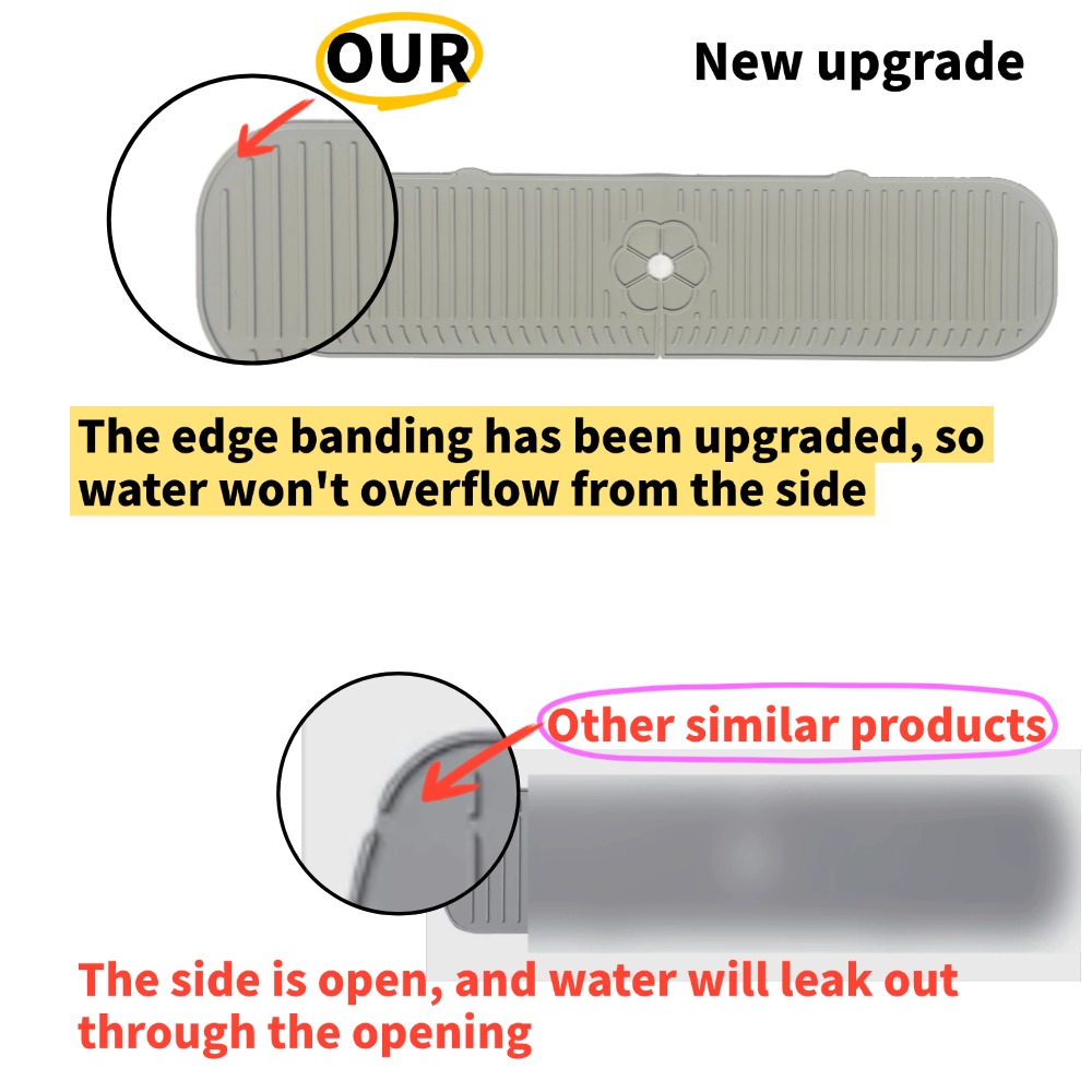 キッチン蛇口スプラッシュパッドシリコン製シンク蛇口スプラッシ - Silicone Tap Washer のレビューと価格