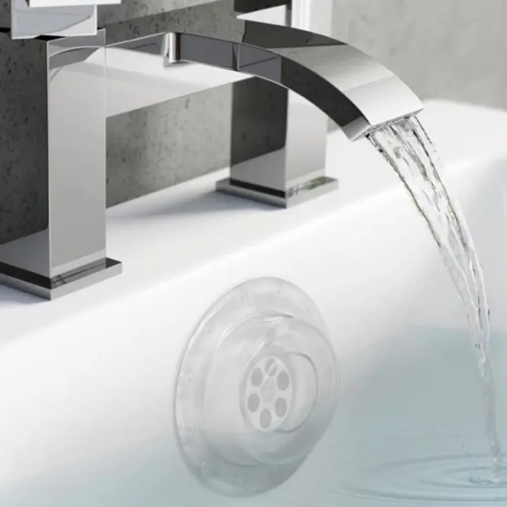 PVCバスオーバーフロードレンカバーオーバーフロー防止、バス - Drain Pipe Clip のレビューと価格