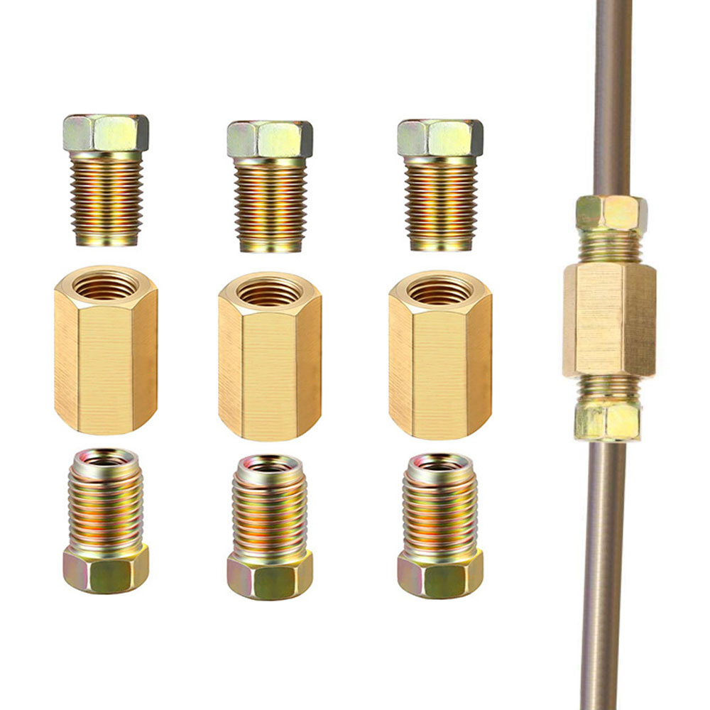 真ちゅう製ブレーキライン圧縮パイプ、圧縮継手、ストレート外反 - Compression Fitting Brass のレビューと価格