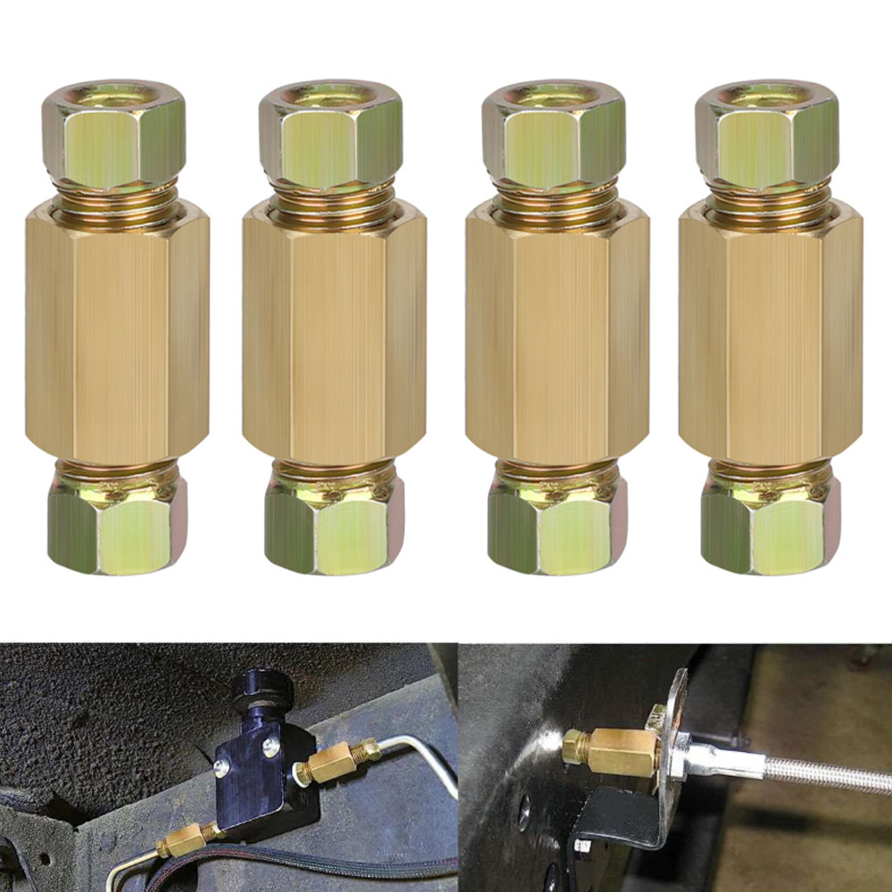 真ちゅう製ブレーキライン圧縮パイプ、圧縮継手、ストレート外反 - Compression Fitting Brass のレビューと価格
