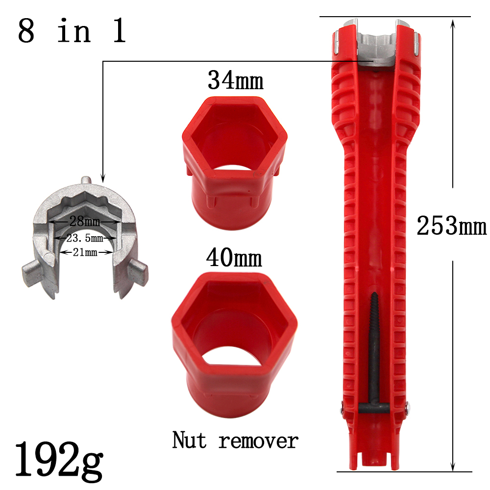 3ヘッドレッドシンクレンチ8-in-1ネジ取り外し給湯器水道 - Pipe Freeze Spray のレビューと価格