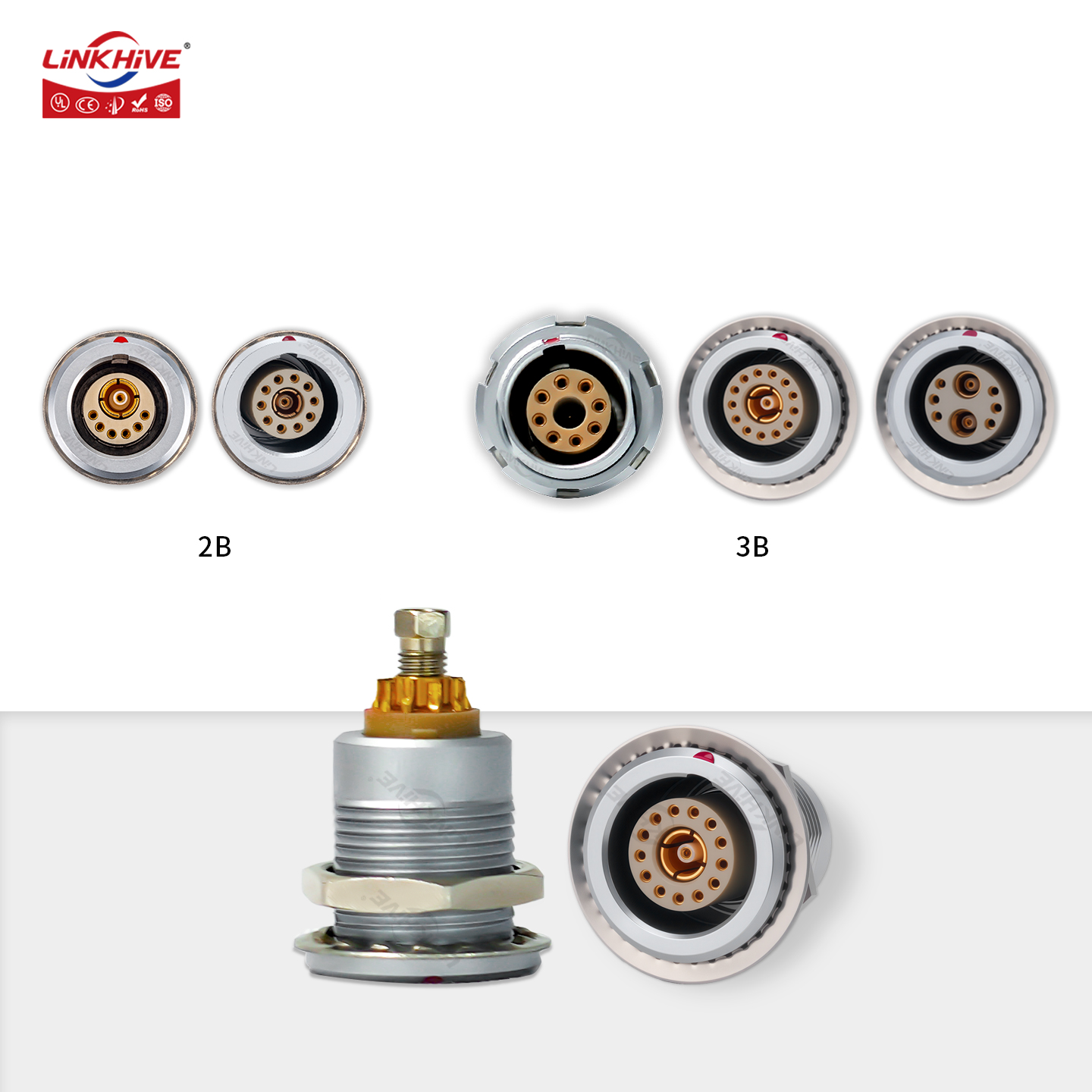 LEMO FGG/EGGプラグ/ソケット2B 3B 6+1  - Push Fit Connector のレビューと価格
