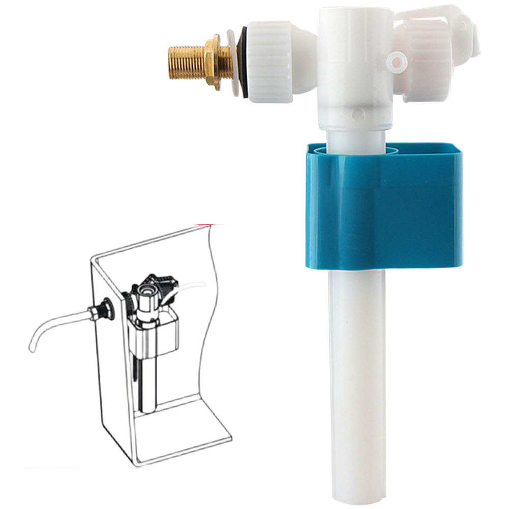 ABS製トイレサイドインレットバルブ、3/8インチ真鍮ネジ接 - Toilet Fill Valve のレビューと価格