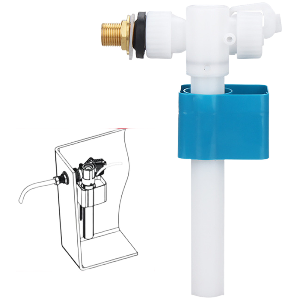 ABS製トイレサイドインレットバルブ、3/8インチ真鍮ネジ接 - Toilet Fill Valve のレビューと価格