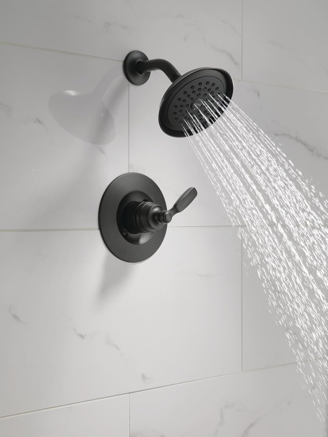マットブラックのシャワー水栓トリムキット、圧力バランスバルブ - Shower Valve Cartridge のレビューと価格