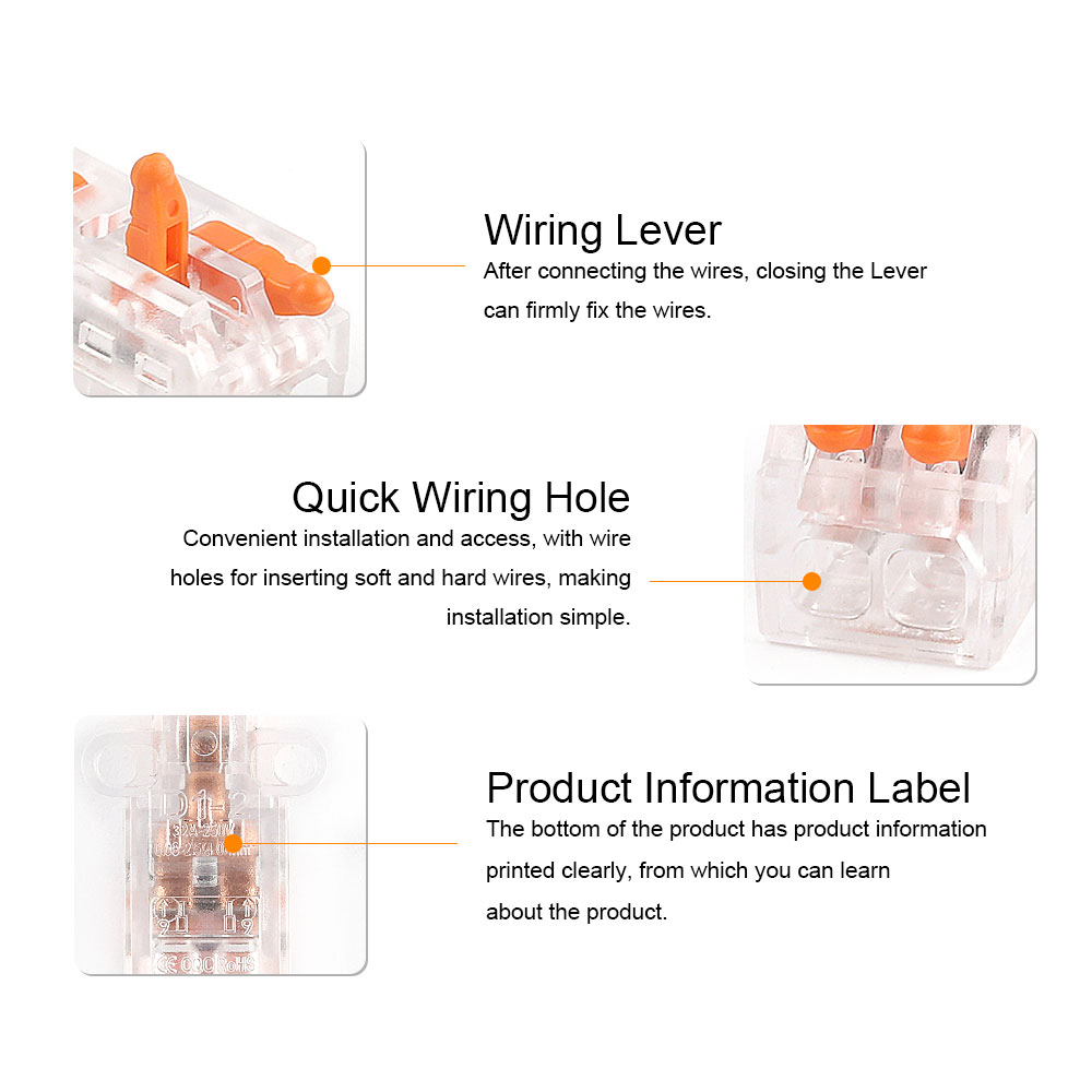 DIY GO ユニバーサルコンパクトワイヤコネクタ 1入力マ - Push Fit Connector のレビューと価格