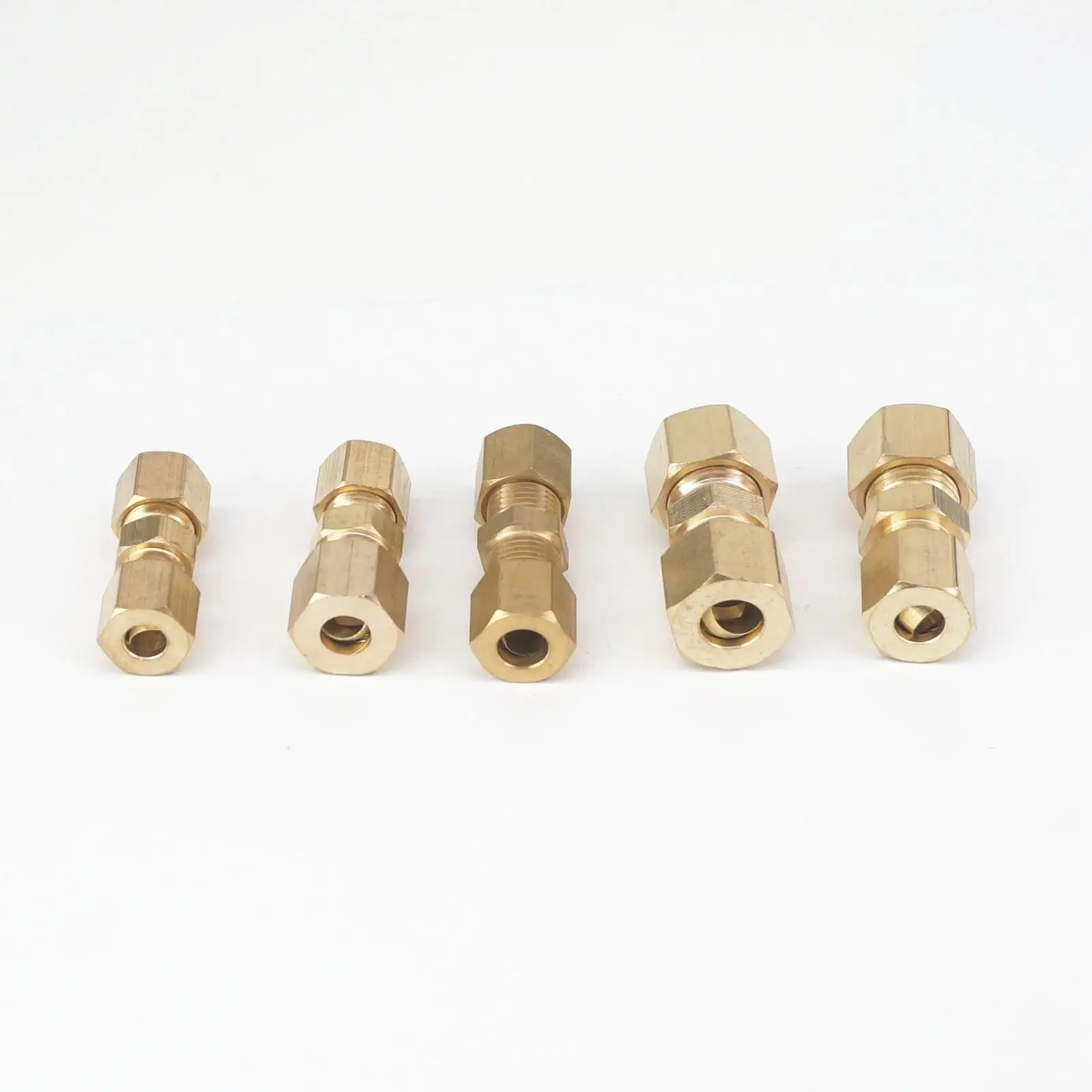 真ちゅう製パイプo.dコネクタ付きコンプレッションフィットチ - Compression Fitting Brass のレビューと価格