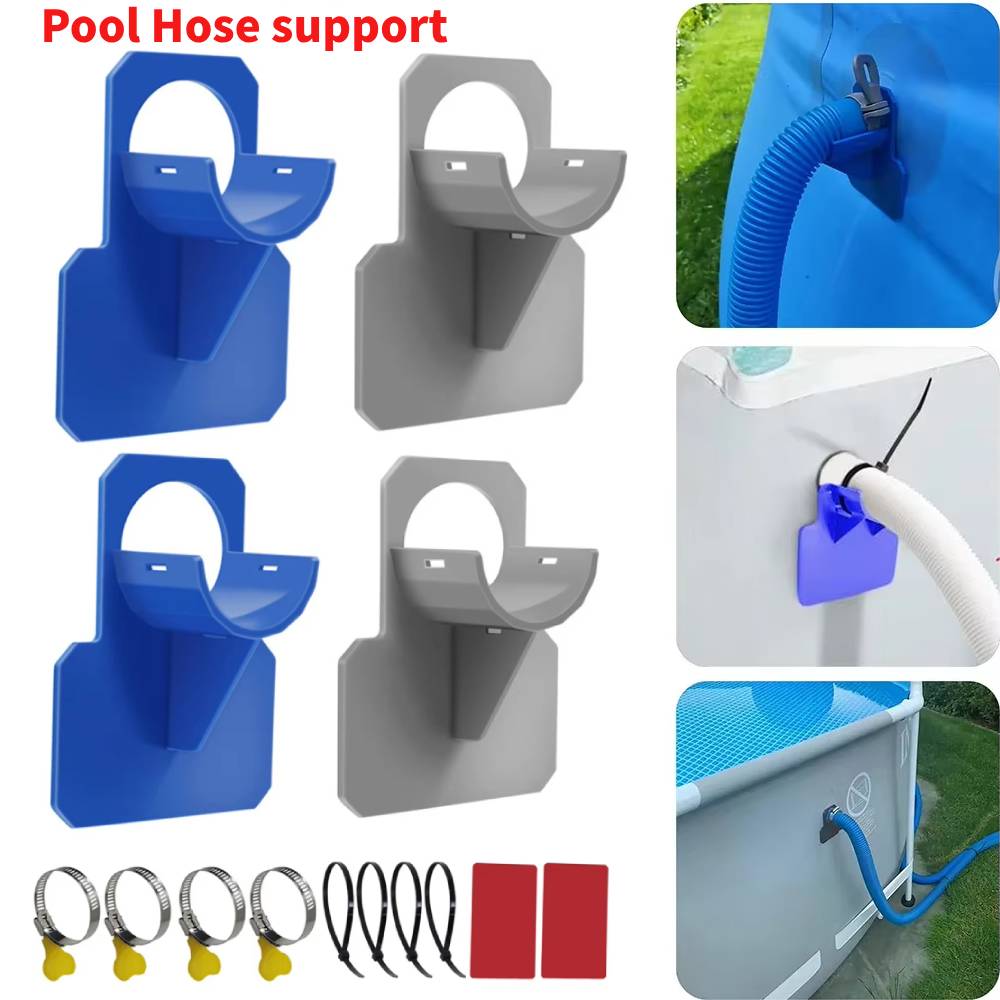 2 個のスイミングプールパイプ固定ホルダーサポート Inte - Plastic Pipe Clip のレビューと価格