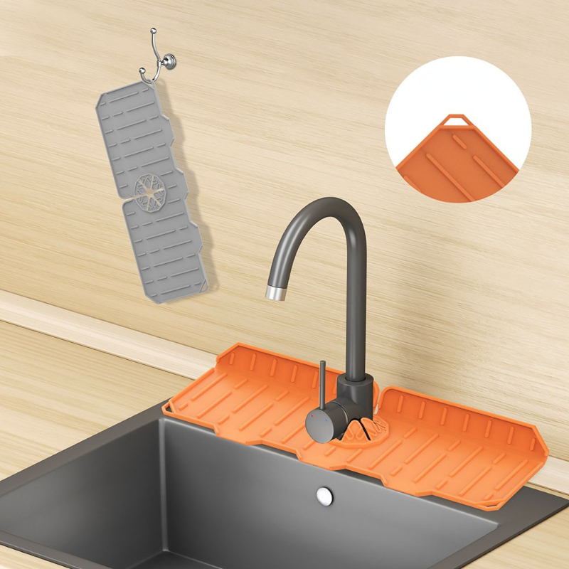 シリコンキッチン蛇口マット,スポンジ,折りたたみ式シンクマッ - Silicone Tap Washer のレビューと価格