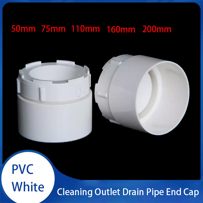1 〜 10PC ホワイト PVC 水道管メスプラグスパイラ - Drain Pipe Clip のレビューと価格