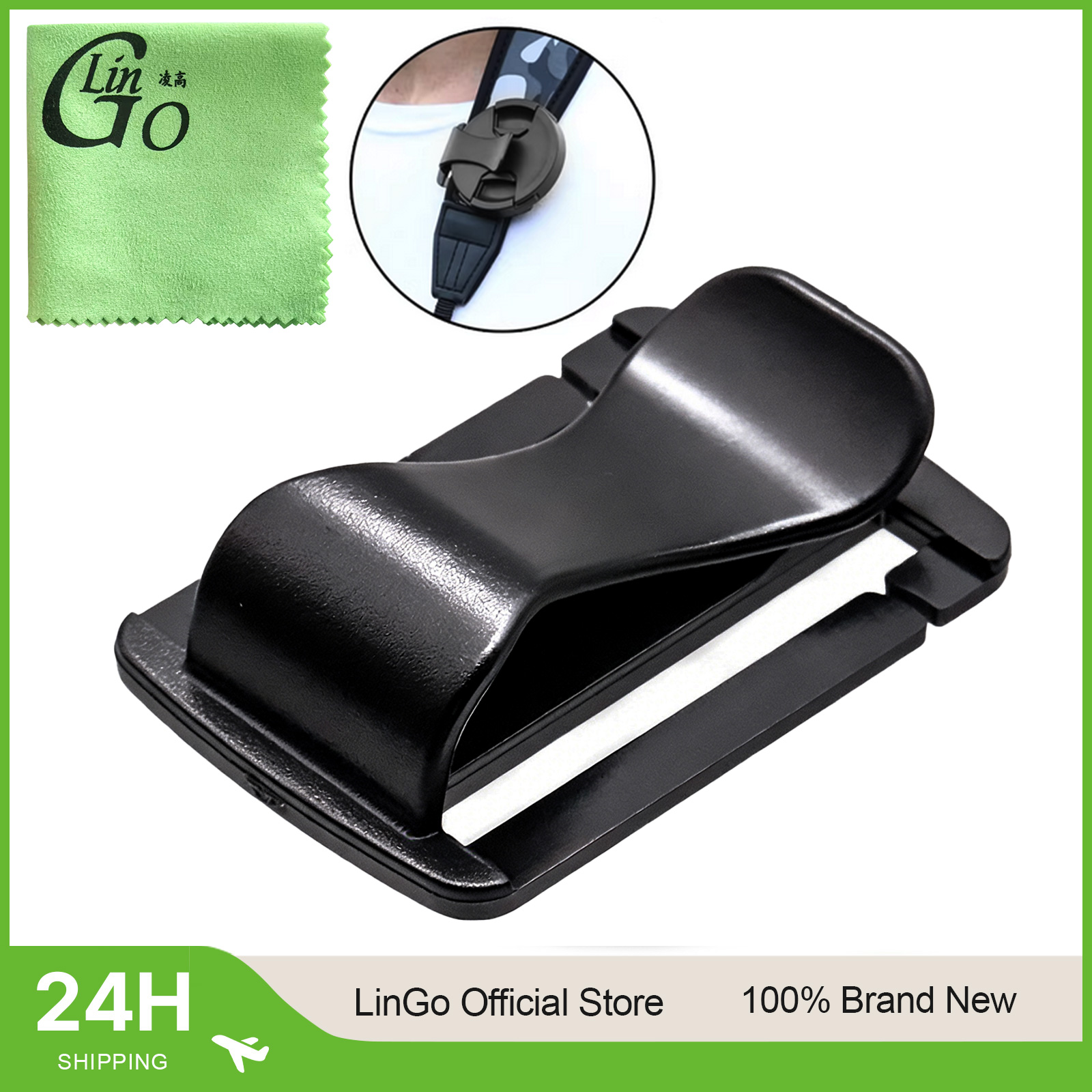 Lin Go プラスチック製胸骨ストラップバックル、滑り止め - Plastic Pipe Clip のレビューと価格