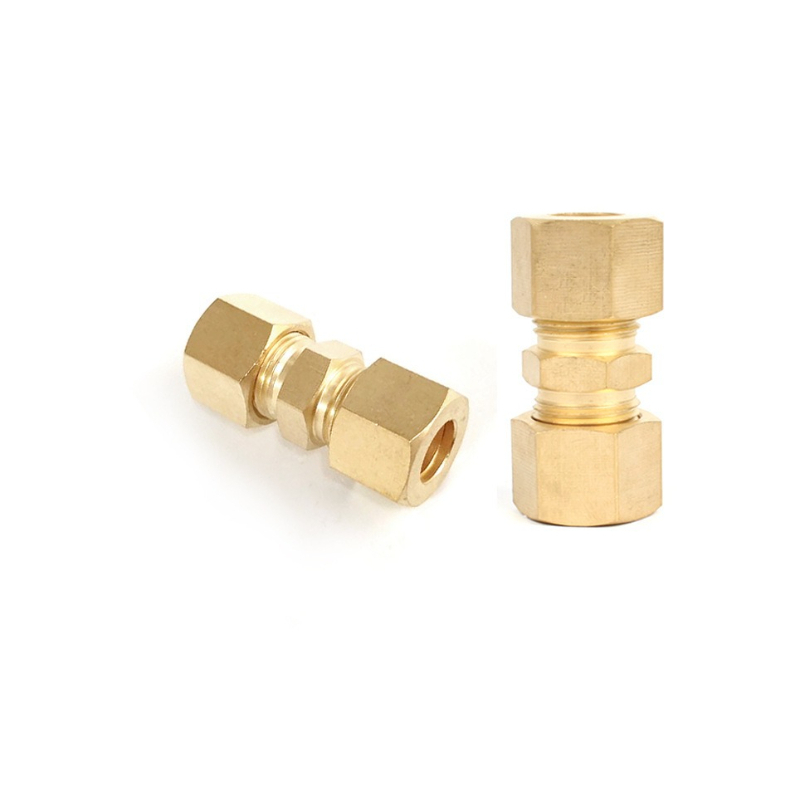 1 個 OD 3/16 インチチューブ圧縮ユニオン真鍮パイプ - Compression Fitting Brass のレビューと価格